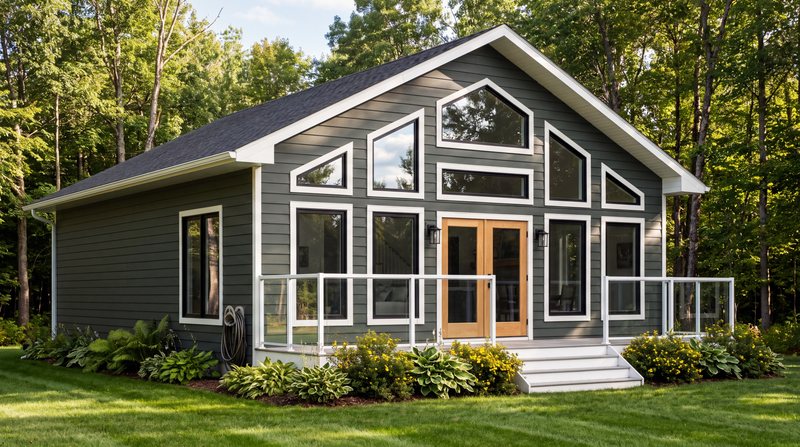 The Sutton at The Gilquist Hay-field, Port Townsend — cottage exterior in Sycamore