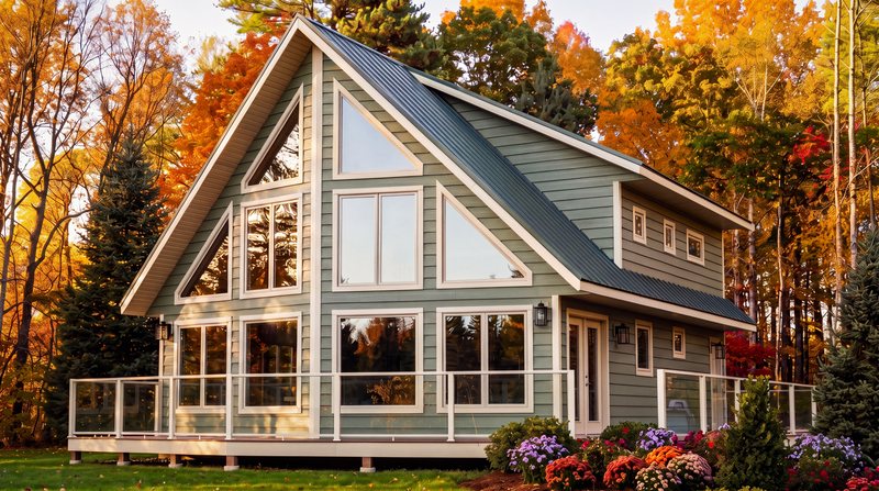 The Williamsburg at The Gilquist Hay-field, Port Townsend — cottage exterior in Sycamore